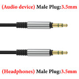 Geekria Audio Cable Compatible with Skullcandy Hesh Evo/ANC/3/2, Crusher Evo/ANC, Hesh Headphones, 3.5mm Braided Nylon Replacement Stereo Cord (4 ft / 1.2 m)