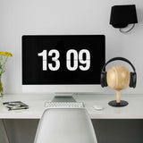 Geekria Wooden Sphere Headphones Stand for Over-Ear | On-Ear Headphones, Gaming Headset Holder, Desk Display Hanger Compatible with Bose, Sony, Sennheiser, ATH, AKG, JBL, Beats and Most Headphones