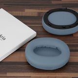 Geekria QuickFit Replacement Ear Pads for Edifier W820NB Headphones Ear Cushions, Headset Earpads, Ear Cups Cover Repair Parts (Blue)