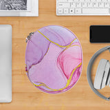 Geekria NOVA Headphones Case Compatible with Beats Studio Pro/3/2.0, Replacement Hard Shell Travel Carrying Bag with Cable Storage (Pink Marble)