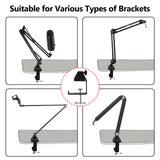 Geekria for Creators Microphone Desk Mount Clamp, Boom Arm Clamps for Adjustable Mic Stand Compatible with TONOR T20, Aokeo AK-35, InnoGear Microphone Arm