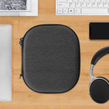 Geekria Shield Case for BOSE QuietComfort, JBL Tune 760NC, Sony WH-1000XM4, Soundcore Life Q35 Headphones, Replacement Protective Hard Shell Travel Carrying Bag with Cable Storage (Dark Grey)