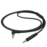 Geekria Audio Cable with Mic Compatible with Bose SoundTrue II, SoundLink II Headphones Cable, 2.5mm to 3.5mm Replacement Stereo Cord with Inline Microphone and Volume Control (4 ft/1.2 m)