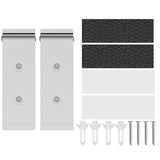 Geekria Foldable Wall Mount Headphones Holder, Headset Wall Hanger, Aluminum Wall Mount Hook, Hold Up to 1KG with 3M Tape, 20KG with Screws, Stand Come with Headband Protective Pad (2pcs)