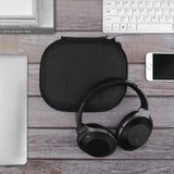 Geekria Shield Headphones Case Compatible with Sony WH-1000XM4/1000XM3/1000XM2/XB910N, MDR1000X, Replacement Hard Shell Travel Carrying Bag with Cable Storage (Dark Grey)