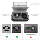 Geekria Audio Interface Carrying Case, Hard Shell Travel Bag Compatible with Universal Audio Apollo Twin X DUO/Apollo Twin X QUAD/Apollo Twin X DUO Gen 2/Apollo Twin X QUAD Gen 2 (Dark Gray)