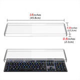 Geekria Keyboard Dust Cover, Clear Acrylic Keypads Cover for 6 Dedicated G-Keys Computer Mechanical Keyboard, Compatible with Logitech G613, Corsair K100 RGB, Corsair K55 RGB PRO