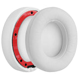 Geekria QuickFit Replacement Ear Pads for Beats Studio 3 (A1914), Studio 3.0 Wireless Headphones Ear Cushions, Headset Earpads, Ear Cups Cover Repair Parts (White)
