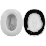 Geekria Comfort Hybrid Velour Replacement Ear Pads for JBL Live 650 BTNC, Lifestyle E65BTNC, Duet NC, Live 660 BTNC Headphones Ear Cushions, Repair Parts (Grey)