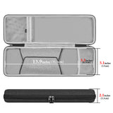 Geekria 65% Keyboard+Mouse Combo Case, Hard Shell Travel Carrying Bag for 68 Keys Compact Keyboard, Compatible with Keychron K6, Nuphy Halo65