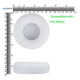 Geekria QuickFit Replacement Ear Pads for Monster Beats Pro Detox Headphones Ear Cushions, Headset Earpads, Ear Cups Cover Repair Parts (White)