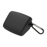 Geekria Silicone Case Cover Compatible with Audio-Technica ATH-TWX9 True Wireless Earbuds, Earphones Skin Cover, Protective Carrying Case with Keychain Hook, Charging Port Accessible (BLACK)