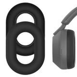 Geekria Silicone Earpads Cover Compatible with Sony WH-1000XM5, WH1000XM5 Wireless Headphones, Ear Cups Cover / Ear Cushions Cover Sweatproof & Easily Washable (Black)