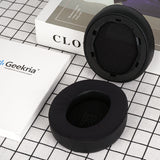 Geekria Sport Cooling-Gel Replacement Ear Pads for Anker Soundcore Life Q30, Life Q35 Headphones Ear Cushions, Headset Earpads, Ear Cups Cover Repair Parts (Black)
