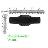 Geekria Velour Headband Pad, Compatible with Astro A40 TR, Headphones Replacement Band, Headset Head Top Cushion Cover Repair Part (Black)