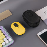 Geekria Mouse Carrying Case, Hard Shell Protective Travel Bag Wireless Mouse Storage Bag, Compatible with Logitech POP Mouse (Blast Yellow)