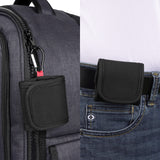 Geekria Earbuds Pouch with Belt Loop Compatible with Skullcandy EcoBuds, Rail, Smokin' Buds, Indy ANC, Dime 2, Dime 3 Earbud Case Belt Holster, Protective Case Cover with Clip Holder for Bag Strap