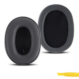 Geekria QuickFit Replacement Ear Pads for ATH-SR9 ATH-DSR9BT ATH-DSR7BT Headphones Ear Cushions, Headset Earpads, Ear Cups Cover Repair Parts (Grey)