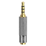Geekria 3.5mm Balanced Male to 2.5mm Female Audio Adapter, Aluminum Alloy Adapter for Player and Amplifier, Gold-Plated Pins, Compatible with Audio Devices