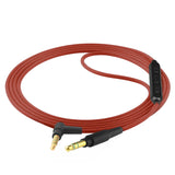 Geekria Audio Cable with Mic Compatible with Bose QC Ultra/SE/45/35 II, SoundTrue Around-Ear II, NC 700, 2.5mm Replacement Stereo Cord with Inline Microphone (4 ft/1.2 m)