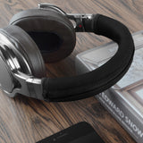 Geekria Flex Fabric Headband Cover Compatible with Sony MDR1A, MDR-1ADAC, MDR-1ABT, MDR-1AM2, MDR1R, MDR1RNC, MDR1RBT Headphones, Head Cushion Pad Protector, Replacement Repair Part (Black)