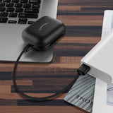 Geekria USB Headphones Short Charger Cable Compatible with Bose QC35II QC35 QC25, JBL T450BT 700BT, Sony WH-CH700N WH-H900N, USB to Micro-USB Replacement Power Charging Cord (1ft/30cm)