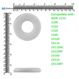 Geekria QuickFit Replacement Ear Pads for Sony MDR-V150 V200 V250 V300 V400 ZX100 ZX110 ZX110NC ZX220BT ZX300 ZX310 ZX330BT Headset Earpads, Ear Cups Cover Repair Parts (Grey)