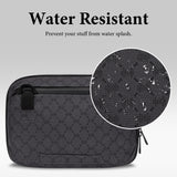 Geekria Elite Headphones Pouch Compatible with Bose QC Ultra, JBL Tour ONE M3, Sony WH-1000XM6 and More, Soft Shell Replacement Protective Travel Carrying Bag with Cable Storage (Dark Grey)