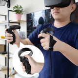 Geekria Controller Cover, Compatible with Oculus Quest VR, Rift S, Washable Protective Sleeve VR Gaming Headset Controllers Replacement, Touch Controller Protector (Black, 1Pair)