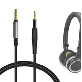 Geekria Audio Cable Compatible with AKG Q460, K480, K430, K450, K451, K452, JBL J55 series, J88 series Headphones, 2.5mm to 3.5mm Braided Nylon Replacement Stereo Cord (1.9ft/0.6m)