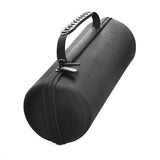 Geekria Shield Speaker Case Compatible with JBL Pulse 4 Replacement Hard Shell Portable Speaker Protective Carrying Bag with Cable Storage Keychain Hook (Black)