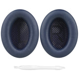 Geekria QuickFit Ear Pads for Bose QC45, QC35, QC35 ii, QC35 ii Gaming, QC15 QC25, AE2, AE2i, AE2w, SoundTrue, SoundLink AE, QCSE, New Quietcomfort Ear Cups Cover Repair Parts (Midnight Blue)