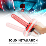 Geekria Dual Handles Grips Lightsabers Compatible With VR Meta/Oculus Quest 2 Controller Beat Saber Games Accessories Virtual Reality Game Saber Enhanced Beat Saber Gaming Experience