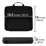 Geekria Analog Device Case Compatible with Native Instruments Maschine Plus, Maschine MK3, Protect Cover, Water-Resistant, Travel Carrying Bag with Shoulder Strap