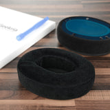 Geekria Comfort Velour Replacement Ear Pads for Beats Studio 3 (A1914), Studio 3.0 Wireless Headphones Ear Cushions, Headset Earpads, Ear Cups Cover Repair Parts (Black)