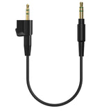 Geekria VR Short Audio Cable Compatible with Oculus Quest 2, HTC Virtual Reality, Bose AE2, AE2i Headset, 2.5mm Male to 3.5mm Male Cord, TRS & TRS Replacement Cable for Headphones (1ft)