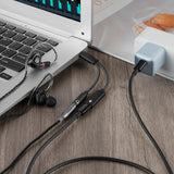 Geekria USB-C to 3.5mm Jack Audio Charger Adapter, PD 60W Fast Charge, USB-C DAC Digital Audio Cable Compatible with Samsung Galaxy S23 S23 Ultra S23+, Google Pixel 8 7, HTC U205G U19e