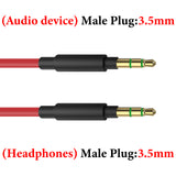 Geekria Audio Cable Compatible with Beats Studio Pro/3/2, Solo 4/3/2, Mixr, Pro Headphones, 1/8" (3.5mm) to 3.5mm Aux Replacement Stereo Cord (4 ft/1.2 m)