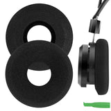 Geekria Comfort Foam Replacement Ear Pads for GRADO PS1000, GS1000, SR80e, SR80i, SR125i, SR225i, SR60, SR80, SR125 GW100x Headset Earpads, Ear Cups Cover Repair Parts (Black)