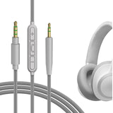 Geekria Audio Cable with Mic Compatible with JBL Tune 770NC 700BT, Live 770NC 660NC Headphones Cable, 2.5mm to 3.5mm Replacement Stereo Cord with Inline Microphone and Volume Control (4 ft/1.2 m)