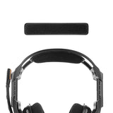 Geekria Velour Headband Pad Compatible with Astro A50 Gen 3, A50 Gen 4, Headphones Replacement Band, Headset Head Cushion Cover Repair Part (Black)
