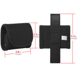 Geekria Earbuds Pouch with Belt Loop Compatible with AirPods, AirPods Pro AirPods 3, Earbud Case Belt Holster, Protective Case Cover with Clip Holder for Bag Strap, All-Round Protection (Black)