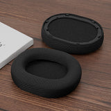 Geekria Comfort Mesh Fabric Replacement Ear Pads for Razer BlackShark V2 Pro 2023 Edition, (Does Not Fit BlackShark V2/V2 Pro) Headphones Ear Cushions, Repair Parts (Black)