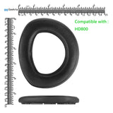 Geekria Elite Sheepskin Replacement Ear Pads for Sennheiser HD800 Headphones Ear Cushions, Headset Earpads, Ear Cups Cover Repair Parts (Black)