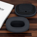 Geekria Comfort Mesh Fabric Replacement Ear Pads Compatible with Apple AirPods MAX (A2096), AirPods MAX2 (A3184) Headphones, Ear Cushions, Repair Parts (Midnight)