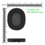 Geekria Sport Cooling-Gel Replacement Ear Pads for Sony WH1000XM5, WH-1000XM5 Headphones Ear Cushions, Headset Earpads, Ear Cups Cover Repair Parts (Black)