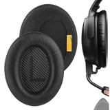 Geekria Elite Sheepskin Ear Pads for Bose QCSE QC45 QC35 QC35 ii QC25 QC15 QC2 AE2 AE2i AE2w SoundTrue SoundLink Around-Ear New Quietcomfort Headset Earpads, Ear Cups Cover Repair Parts (Black)