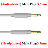 Geekria Audio Cable Compatible with Bang & Olufsen HX, H95, Portal, H9 3rd Gen, H9i, H8i, H9, H8, H7, H6, H4, H2 Headphones, 3.5mm to 3.5mm Replacement Stereo Cord (4 ft/1.2 m)