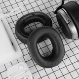 Geekria QuickFit Replacement Ear Pads for SONY MDR-HW700, MDR-HW700DS Wireless Headphones Ear Cushions, Headset Earpads, Ear Cups Cover Repair Parts (Black)