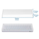 Geekria 65% Keyboard Dust Cover, Acrylic Dust Cover for 68 Key Computer Mechanical Wireless Keyboard, Compatible with RK ROYAL KLUDGE RK68, Keychron K6, K6 Pro, Corsair K65 PRO Mini (Frosted)